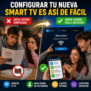 ¿Qué USOS puede tener una Smart TV? Cómo Configurar una TV Nueva mostrando los pasos principales desde el primer encendido