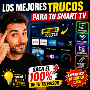 Experto mostrando los mejores Trucos para Ver la Tele y consejos para sacar el máximo partido a una Smart TV
