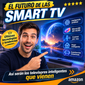 Televisor inteligente de última generación con la última tecnología en tv