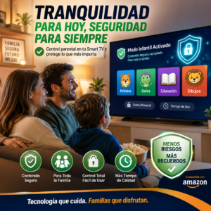 activando el Control parental Smart TV para proteger YouTube e Internet