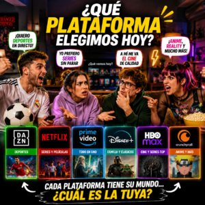 mostrando las mejores plataformas de streaming de TV disponibles
