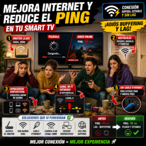 Luces ambiente para la salud de tus ojos Optimizar la Conexión: Como Mejorar el WIFI de la TV y Reducir el Ping y aumentar el internet