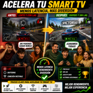 Cómo Acelerar SMART TV mejorando su rendimiento con ajustes de optimización del sistema