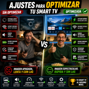 Persona que sabe Cómo Optimizar TeleVisor y todos los ajustes principales de una Smart TV