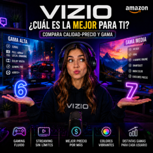 Televisiones LED: Hisense SERIE A6 Televisiones Vizio Smart TV 4K HDR para gaming y streaming con buena calidad-precio