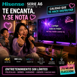 Televisiones PRIME, de TD systems C/X Televisores Mejor Valoradas Hisense Serie A6 con 4K UHD, LED y Smart TV económica