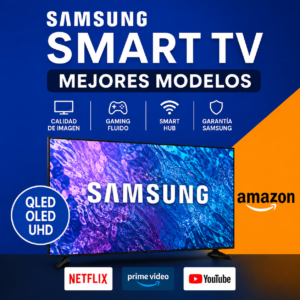 Comparativa de televisores Samsung Smart TV QLED OLED y Crystal UHD 2026