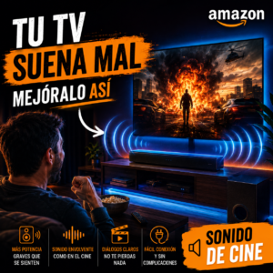 Altavoces y barras de sonido para mejorar el audio de Smart TV y cine en casa