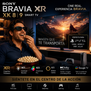 Televisores Sony BRAVIA XK con XR Processor y calidad cinematográfica premium