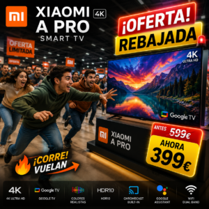 Televisiones PRIME, de TD systems C/X Televisores 4K Xiaomi A Pro con Google TV y diseño moderno
