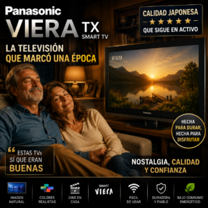 Antiguos Televisores Panasonic Viera TX Smart TV con calidad de imagen y experiencia cine en casa