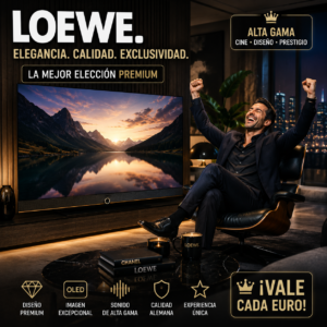 Televisiones Loewe OLED con diseño premium y calidad cinematográfica
