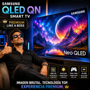 CONSOLAS de videojuegos en tu TV Serie de Televisores Samsung QLED QN Mini LED para gaming HDR y cine premium