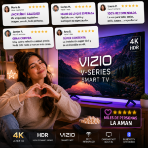 ¿Quieres una web-cam de vigilancia para tu televisión? Televisores Vizio V Series Smart TV con calidad 4K HDR y excelente relación calidad-precio
