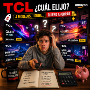 Las marcas de SMART TV de mejor calidad-precio Televisiones TCL Mini LED y QLED para gaming HDR y calidad-precio