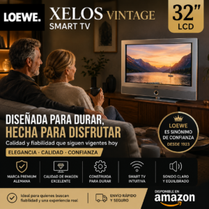 Smart TV Loewe Xelos Vintage con diseño sofisticado y experiencia audiovisual premium