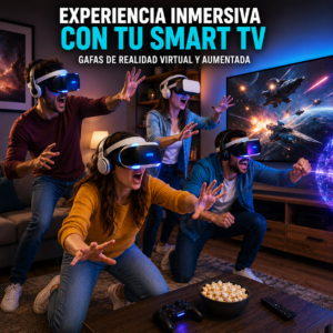 Smart Glasses TV de realidad virtual y aumentada compatibles con Smart TV para disfrutar de una experiencia inmersiva