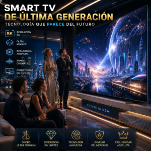 Smart TV CARAS de última generación con tecnologías OLED 8K e inteligencia artificial avanzada
