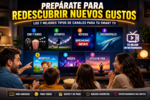 Las principales FUNCIONALIDADES de una Televisión inteligente Selección de tipos de canales de television recomendados para disfrutar en una Smart TV