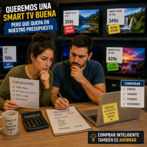 Supér-Guía de Televisores SMART Smart TV de gama baja más económicas con buena relación calidad precio para ahorrar en la compra