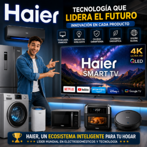 televisores Haier modernas destacadas por sus prestaciones y precio competitivo
