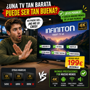 Televisores Infiniton destacados por su excelente relación calidad precio