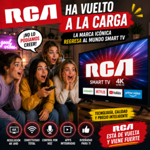 Televisores RCA destacadas por su precio competitivo y funciones Smart TV
